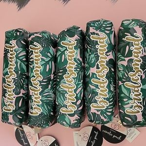 5 Bridesmaids small makeup bags